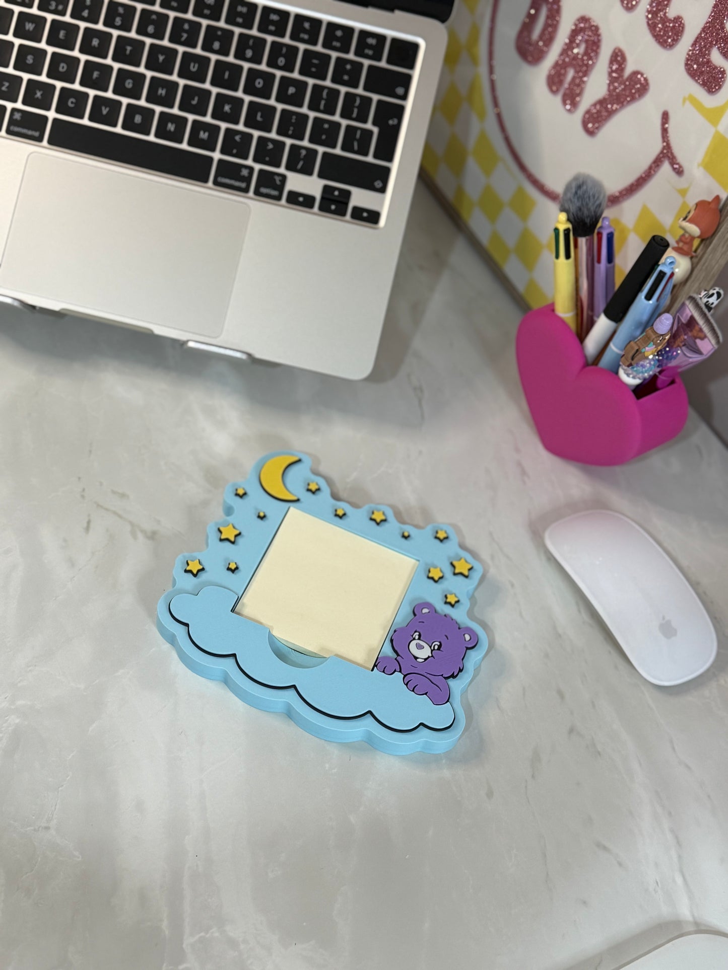 Care Bear post it note holder