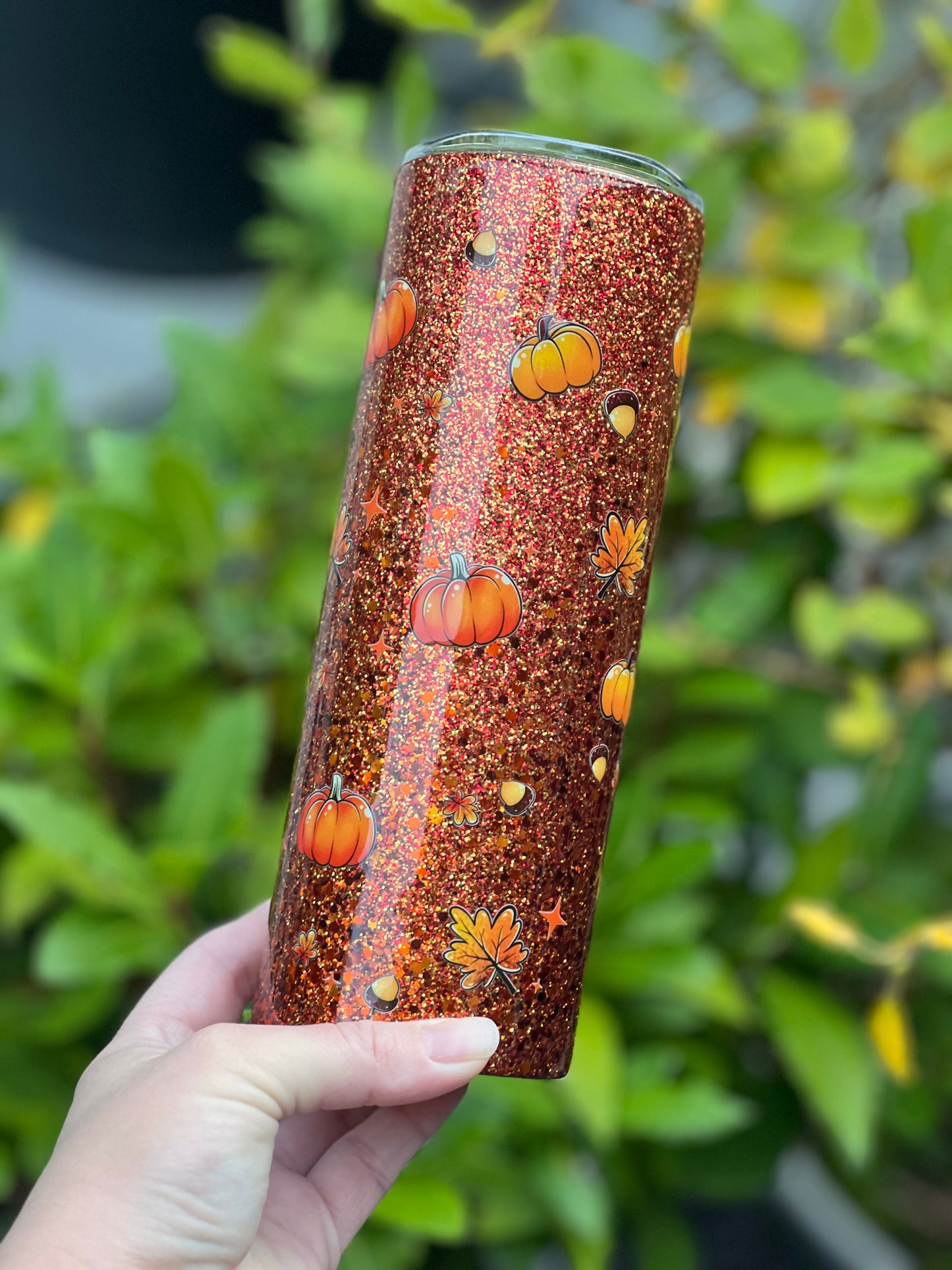 Fall Bear 20 oz tumbler