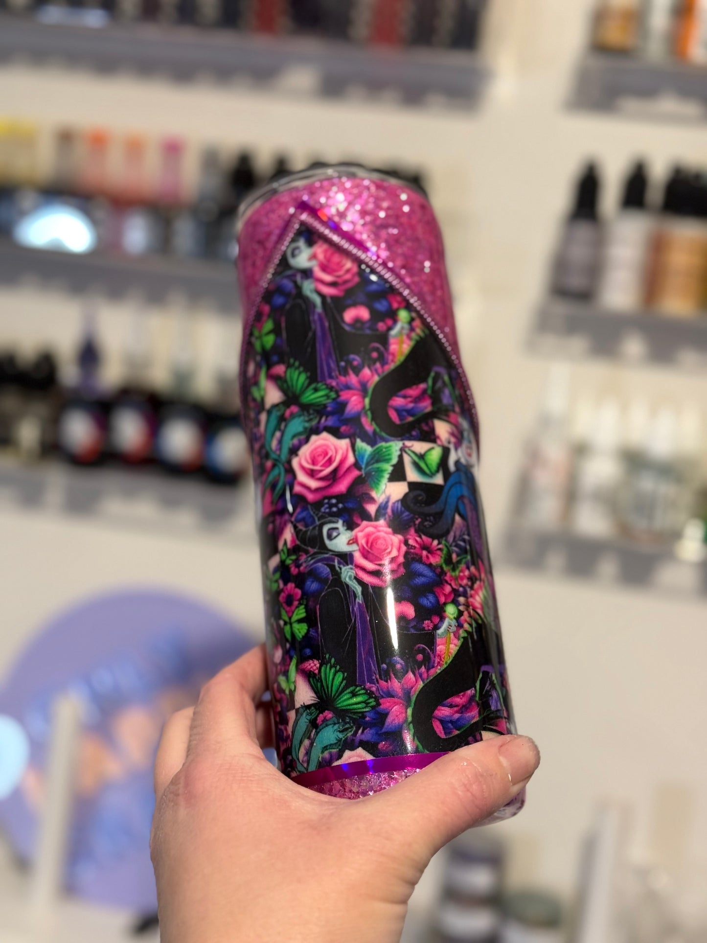 Trouble maker zipper tumbler