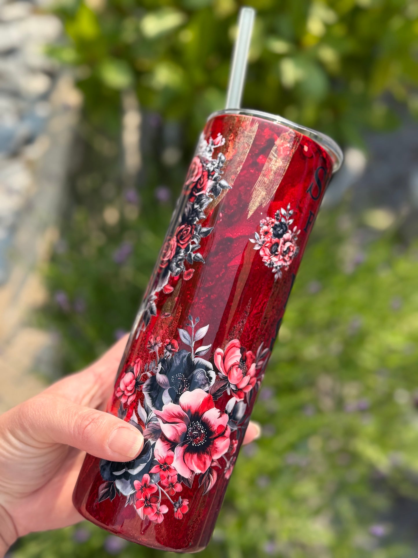 Stay Fierce Hyperion tumbler