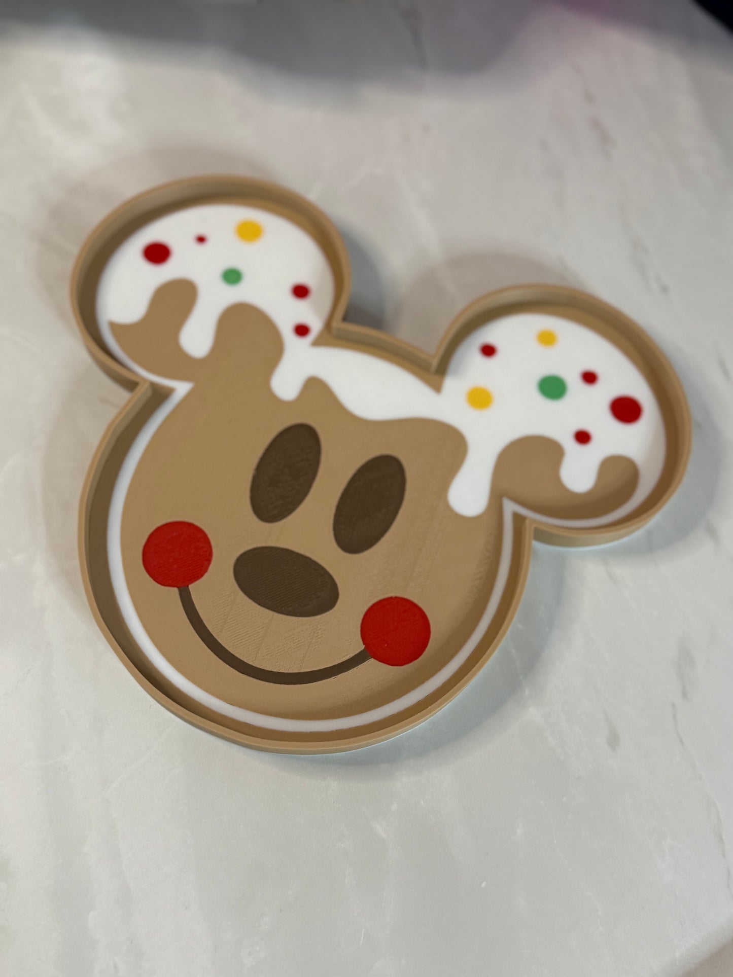 Mickey gingerbread trinket tray