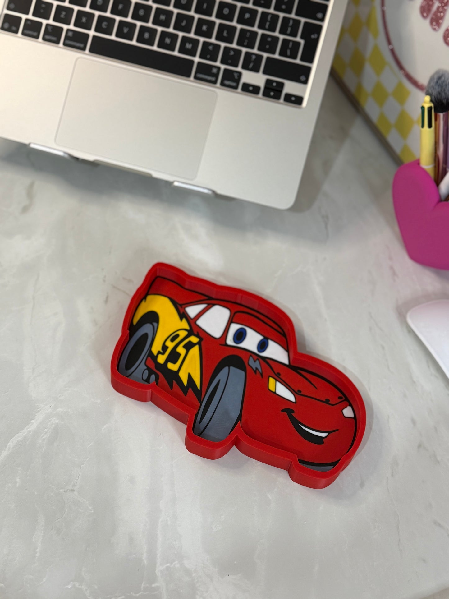 Lightening McQueen trinket tray