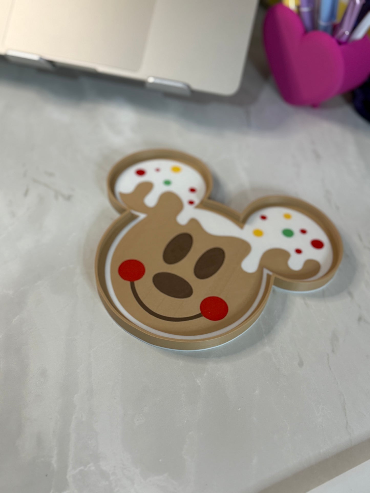 Mickey gingerbread trinket tray