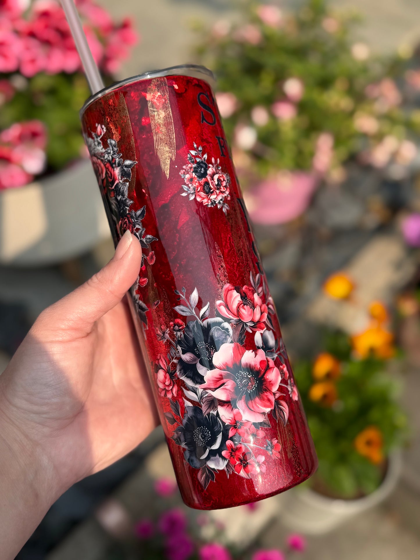 Stay Fierce Hyperion tumbler