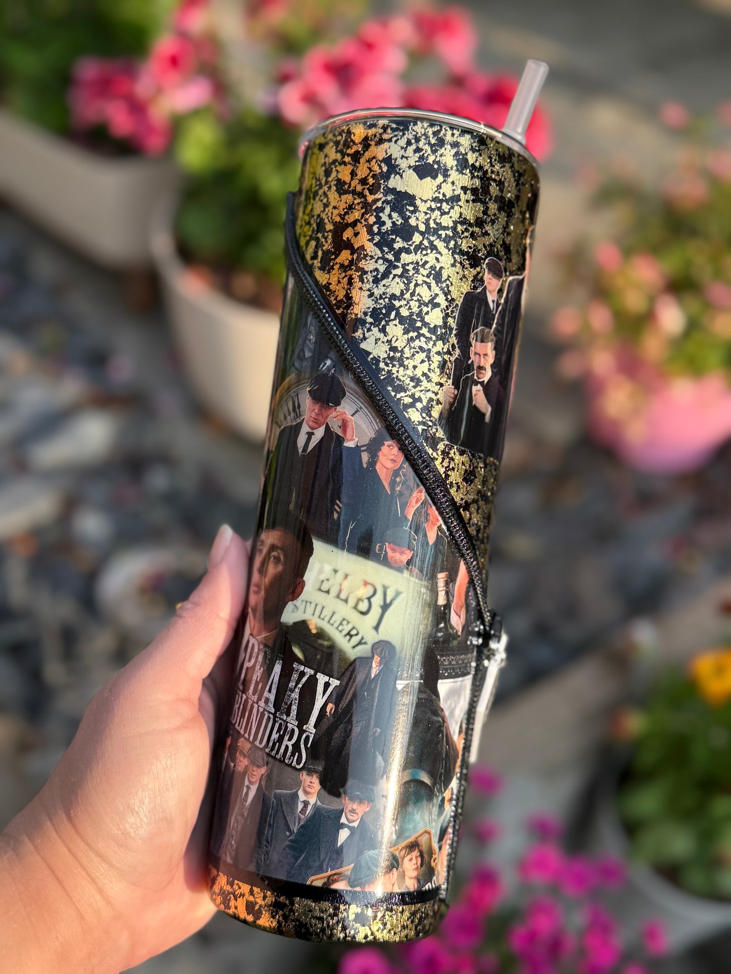 30oz P. Blinders zipper tumbler