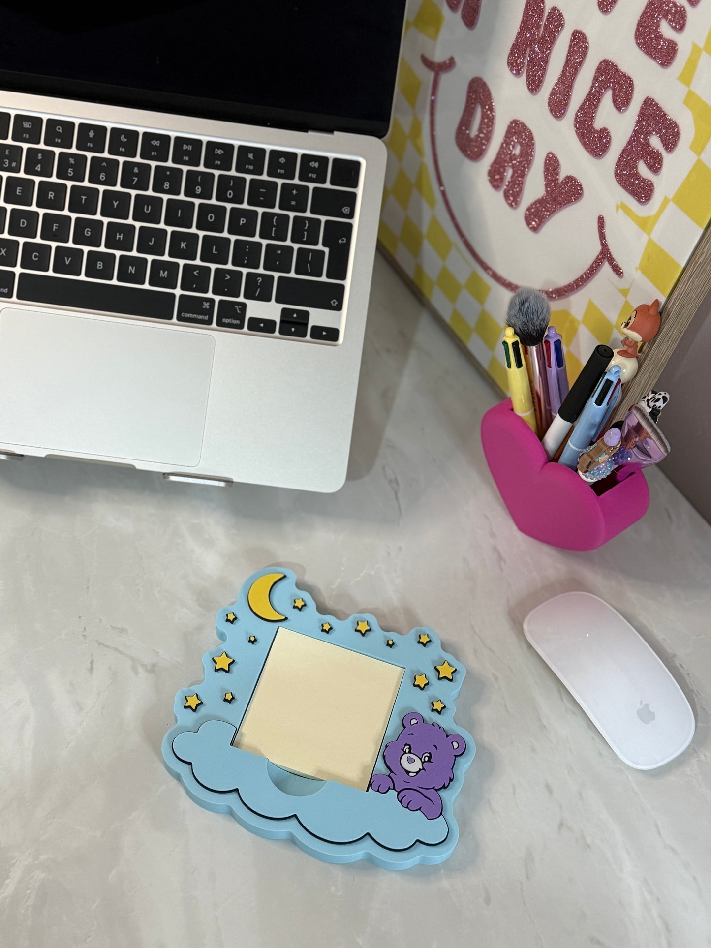 Care Bear post it note holder