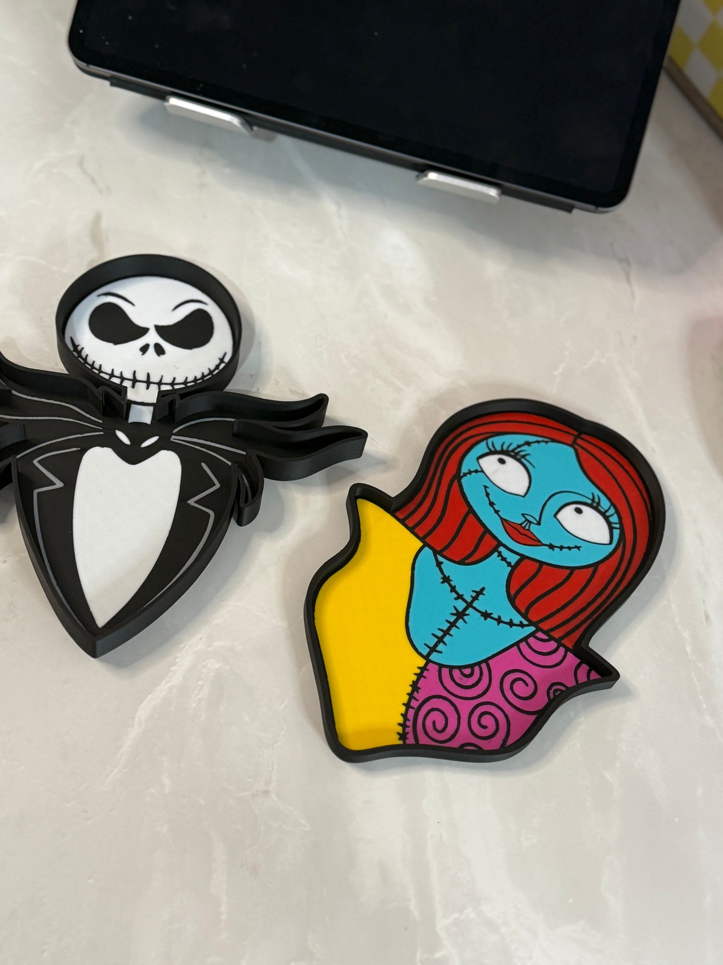Jack or Sally trinket tray