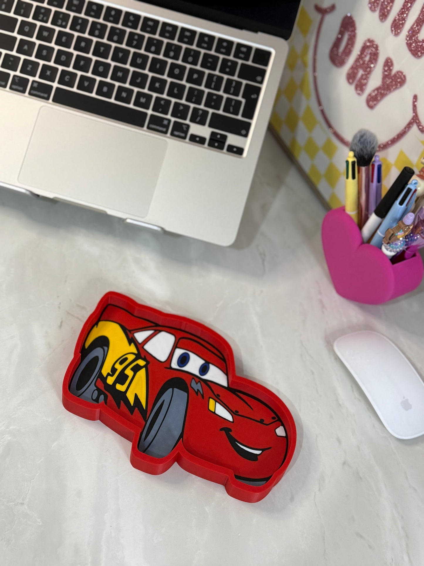 Lightening McQueen trinket tray