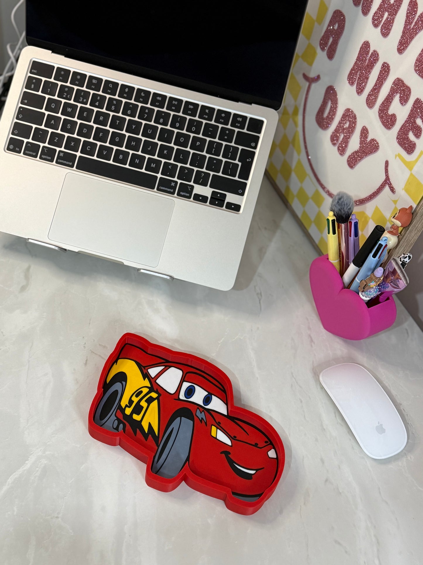 Lightening McQueen trinket tray