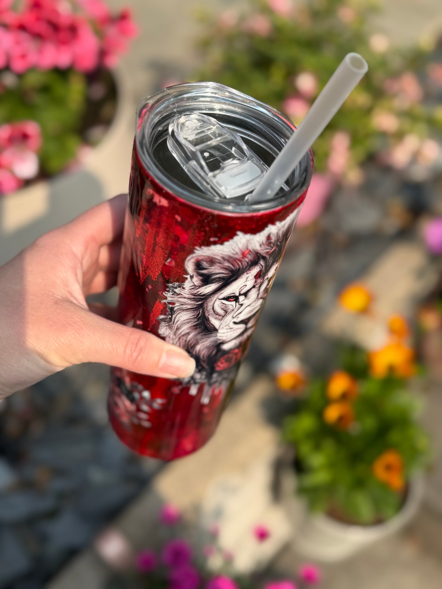 Stay Fierce Hyperion tumbler