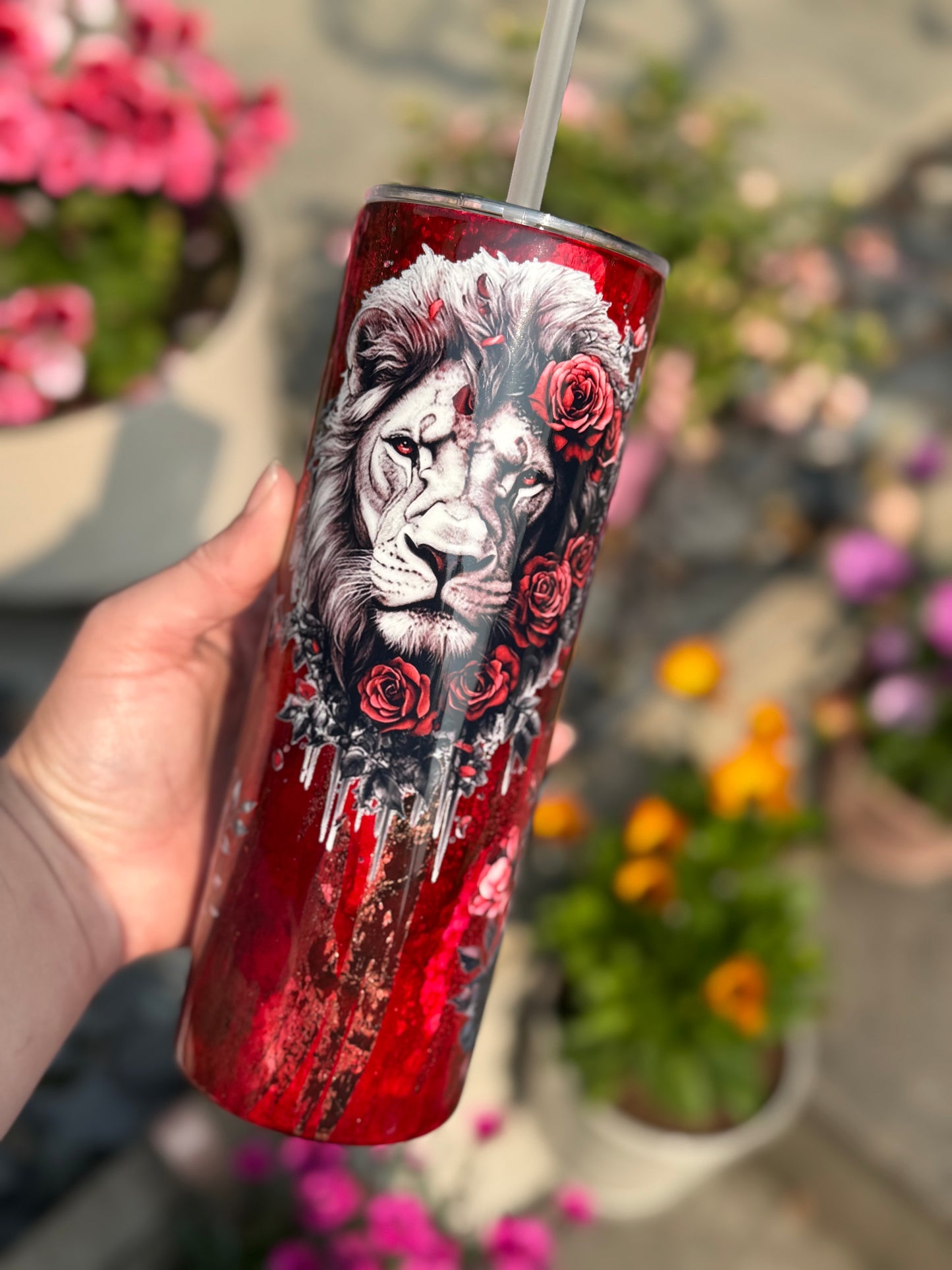Stay Fierce Hyperion tumbler