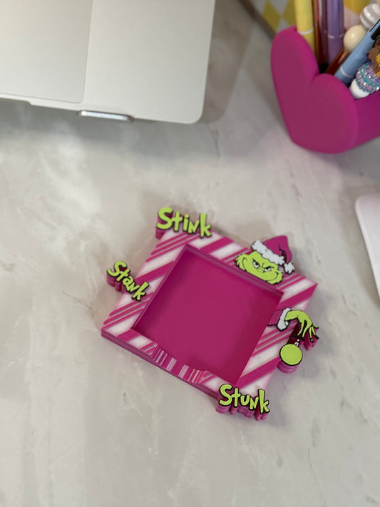 Grinch post it holder