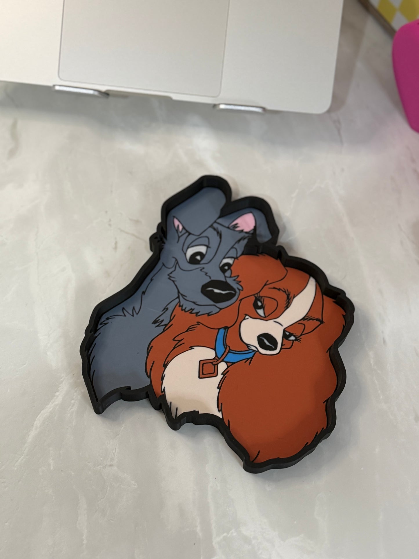 Lady & the tramp tray