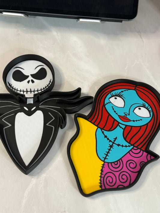 Jack or Sally trinket tray