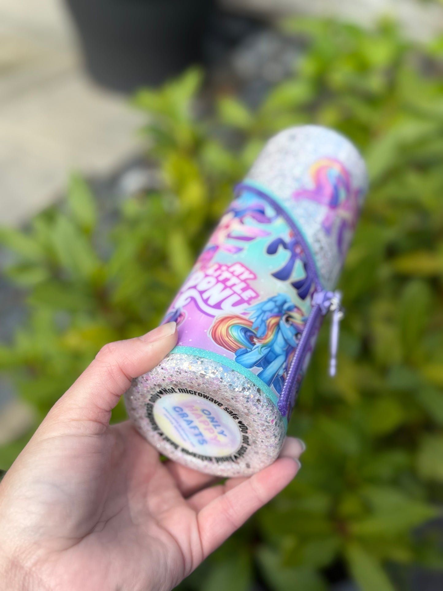 Pony zipper Hyperion tumbler