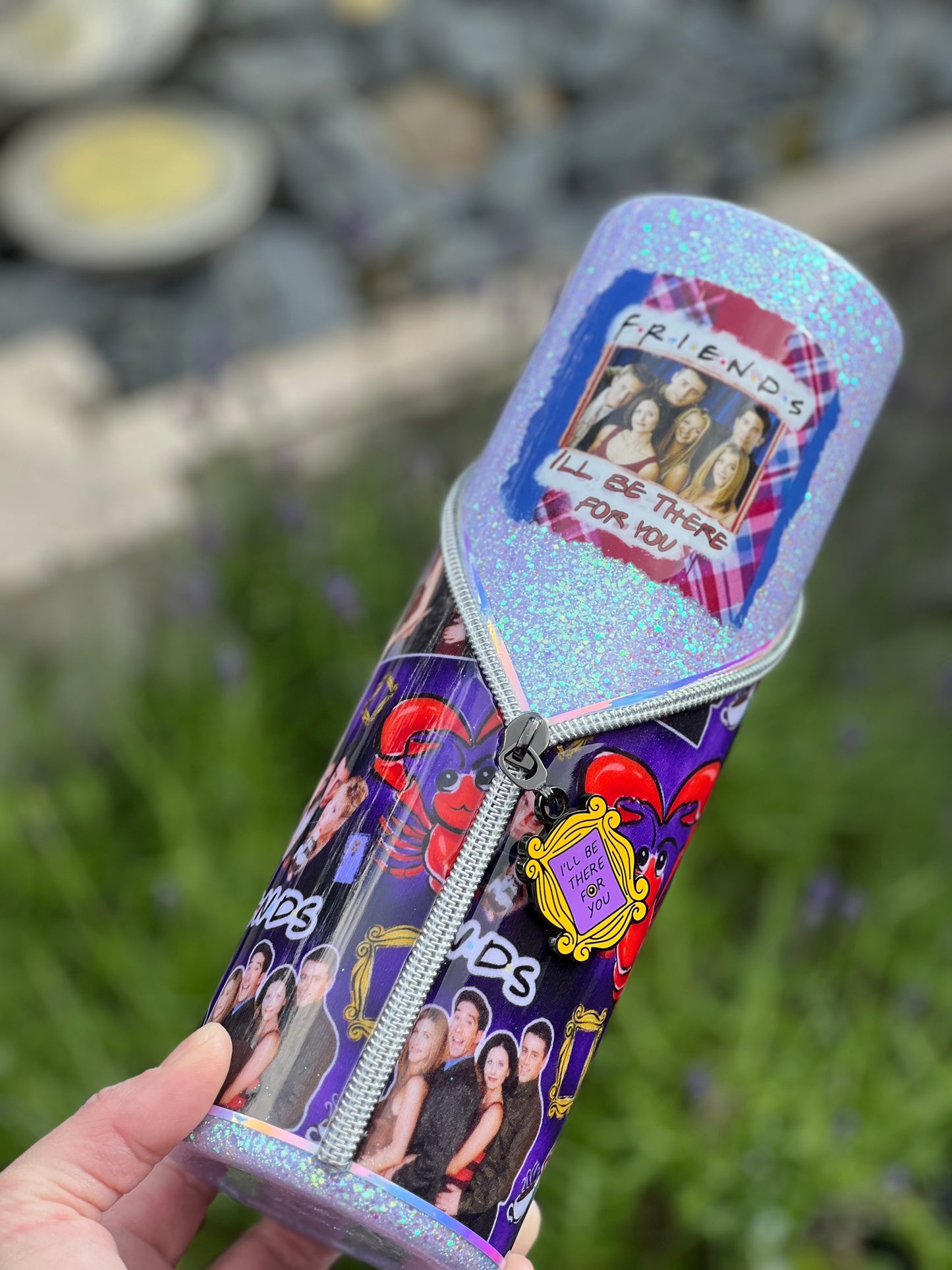 30oz Friends zipper tumbler
