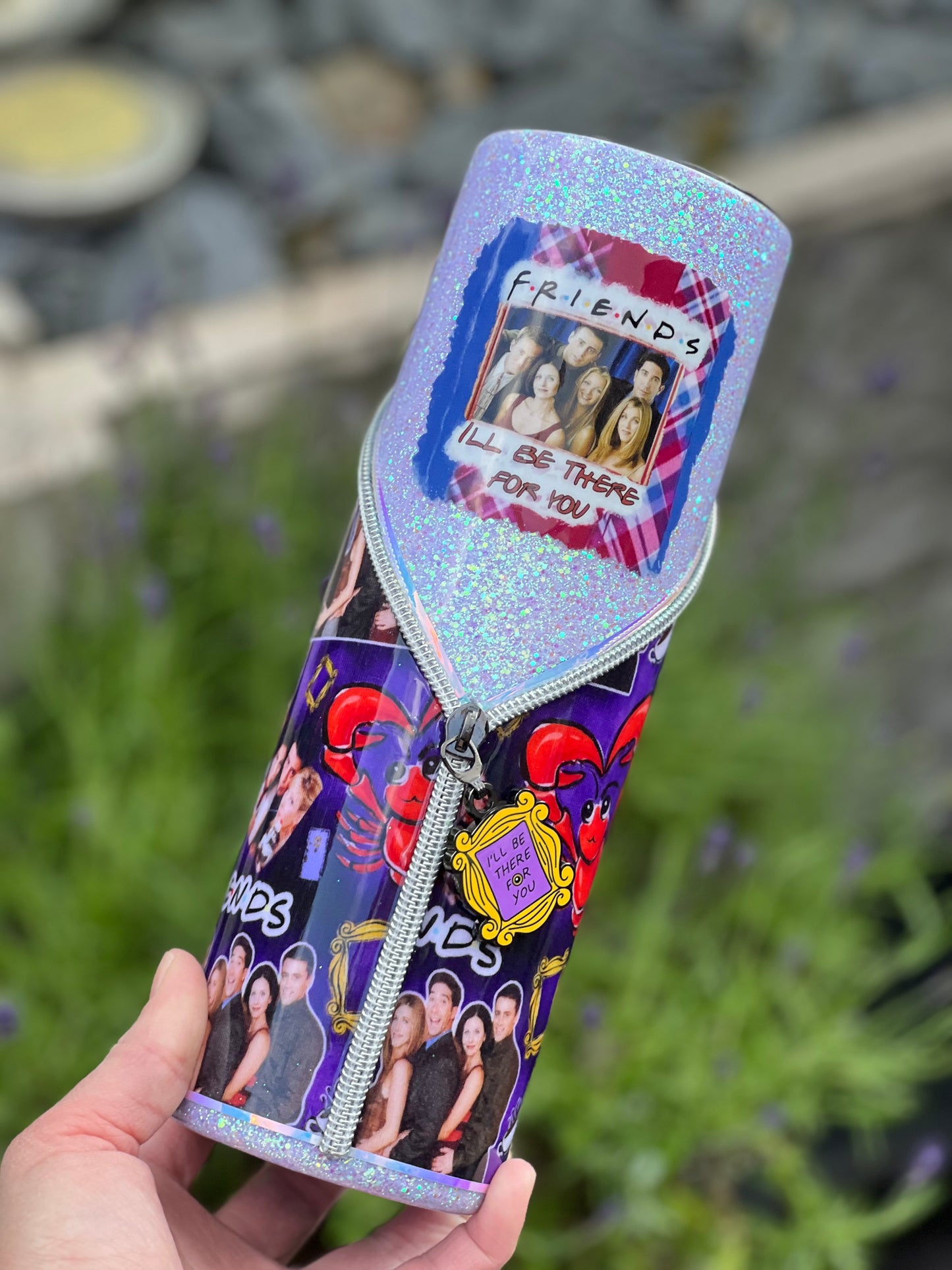 30oz Friends zipper tumbler