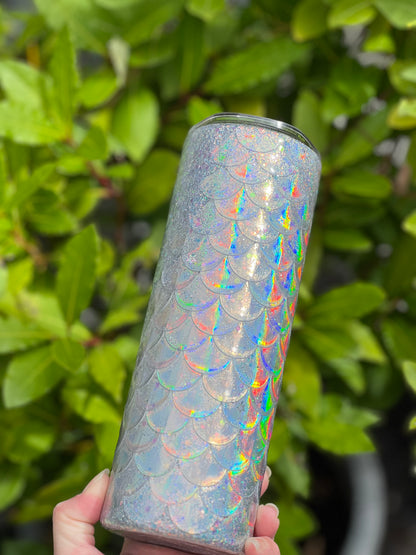 Mermaid scale tumbler