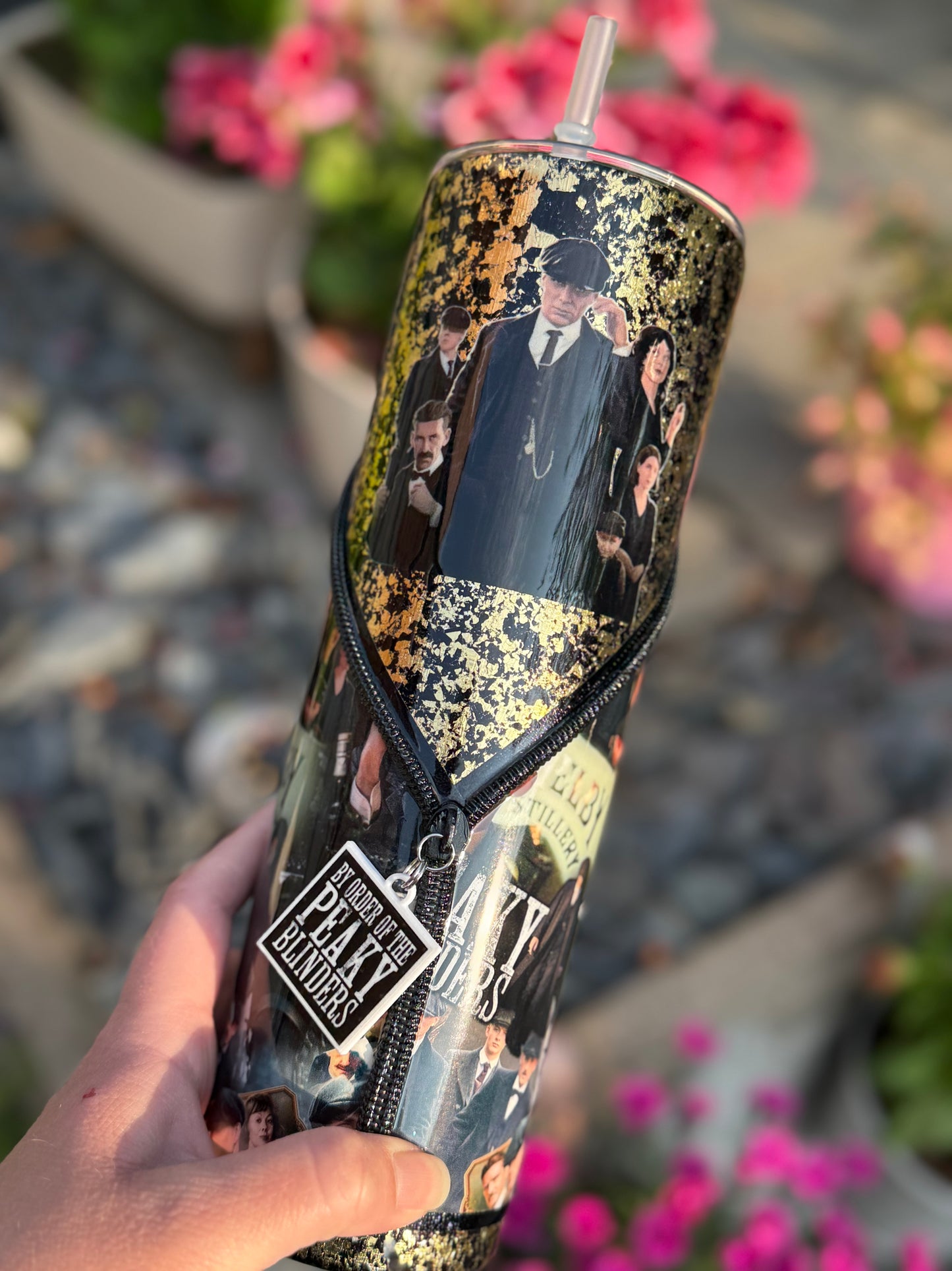 30oz P. Blinders zipper tumbler