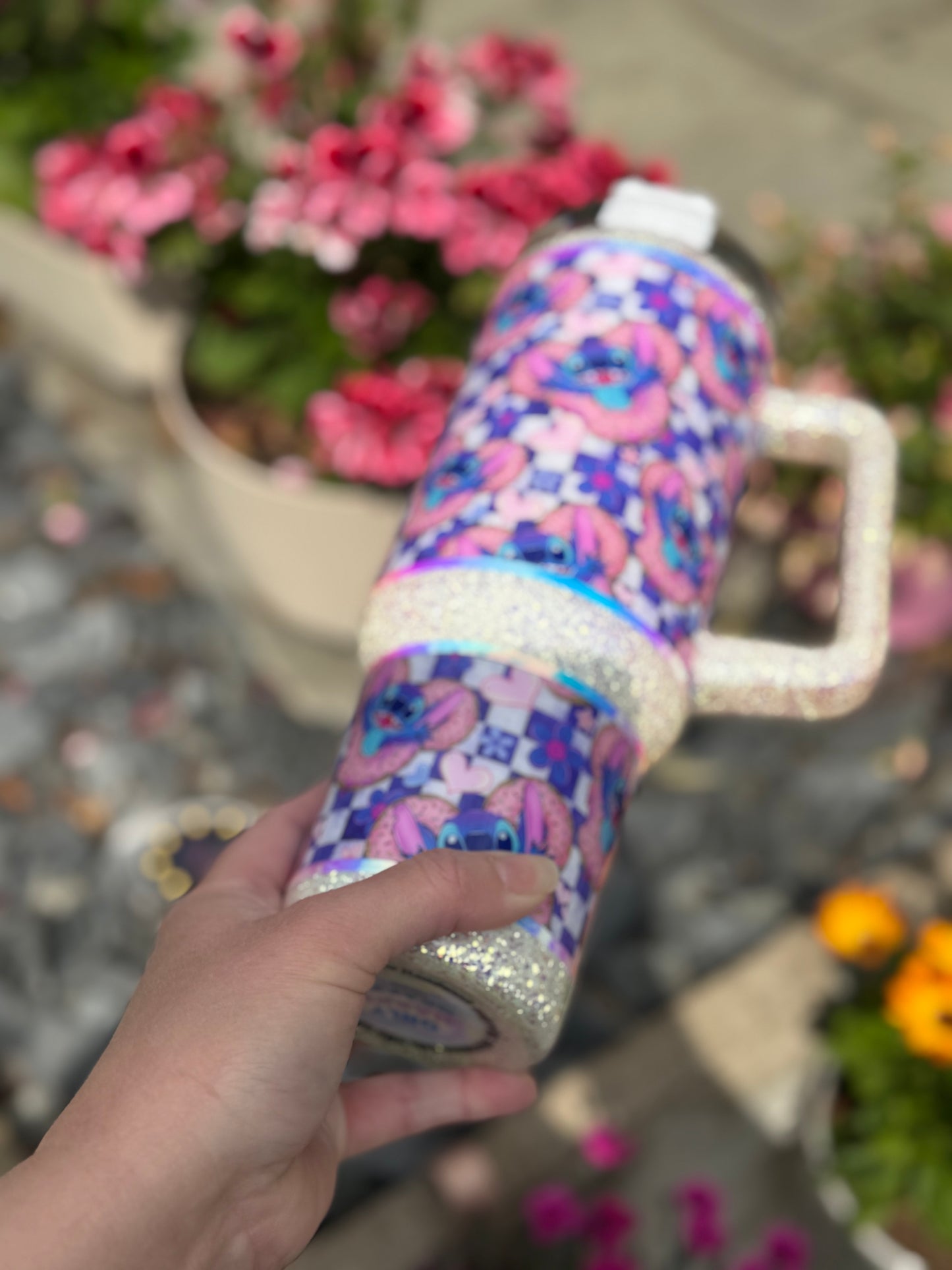 40oz stitch zipper tumbler