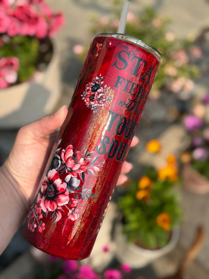 Stay Fierce Hyperion tumbler
