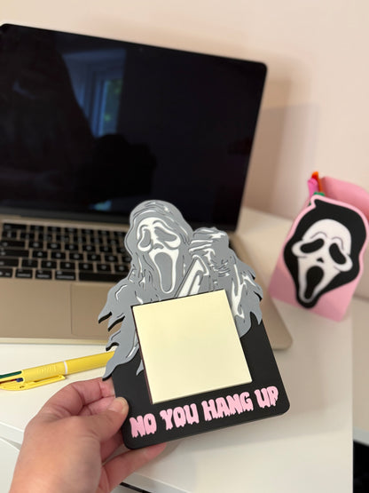 Ghostface post it holder