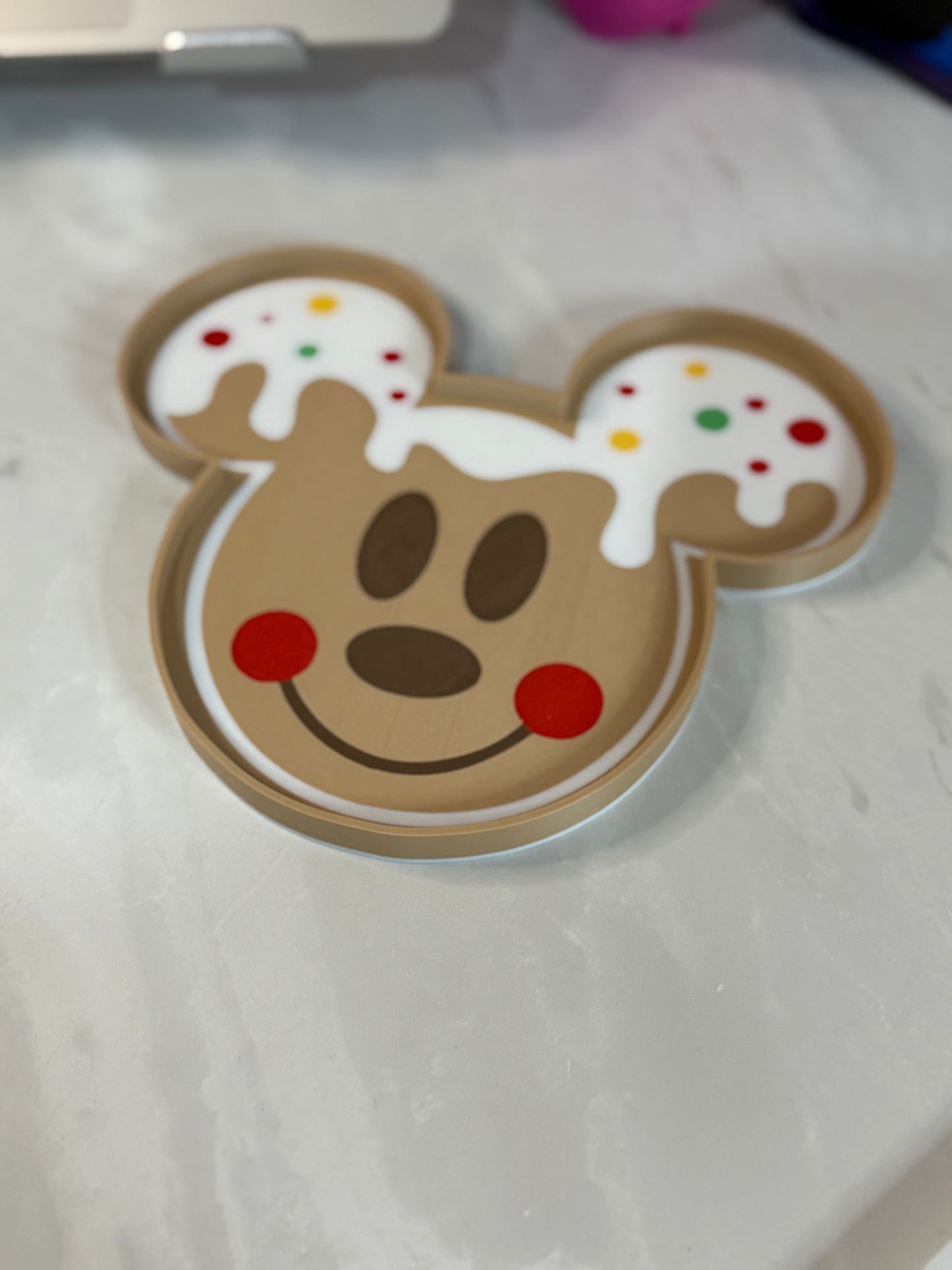 Mickey gingerbread trinket tray