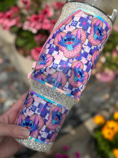40oz stitch zipper tumbler