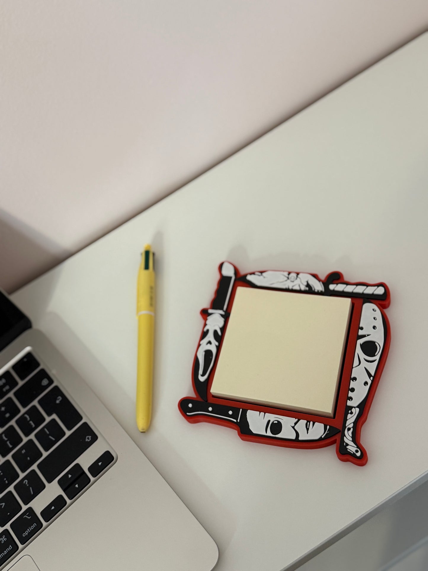 Horror slasher post it note holder