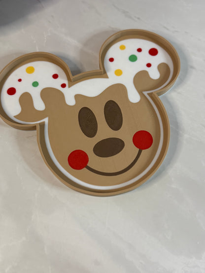 Mickey gingerbread trinket tray