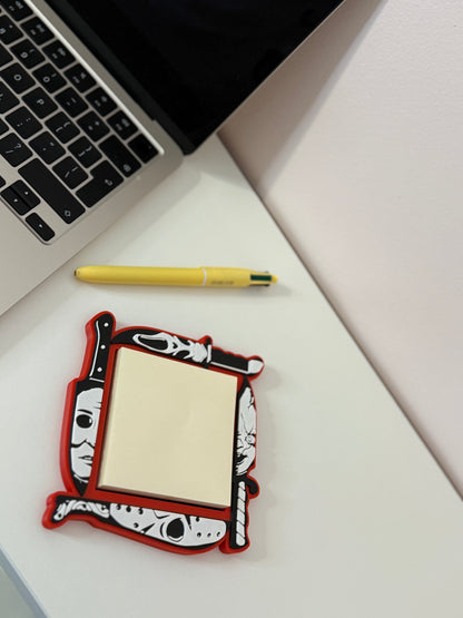 Horror slasher post it note holder