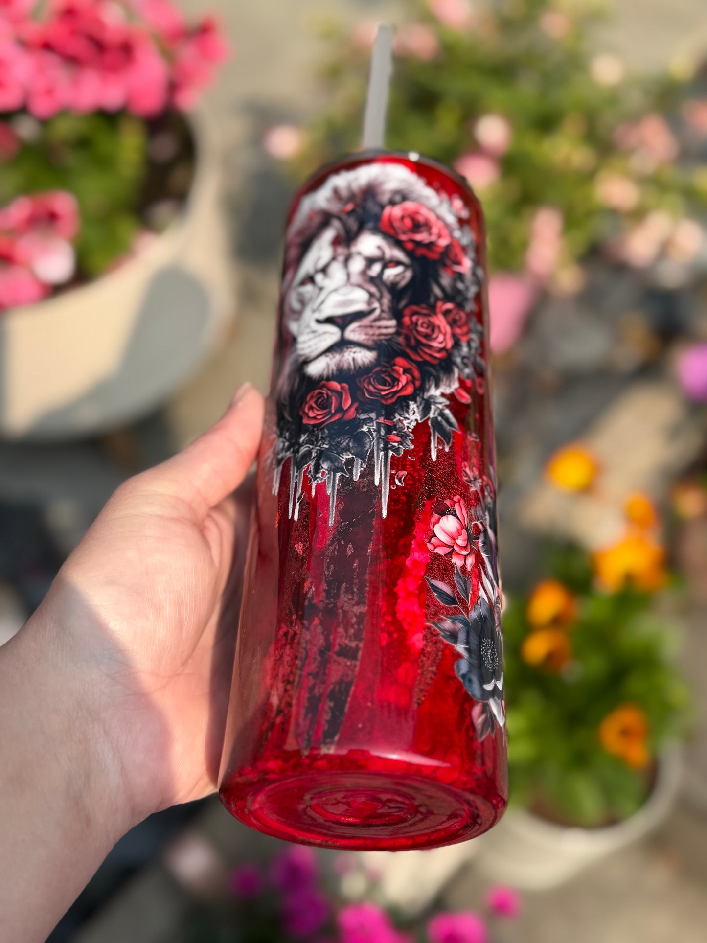 Stay Fierce Hyperion tumbler
