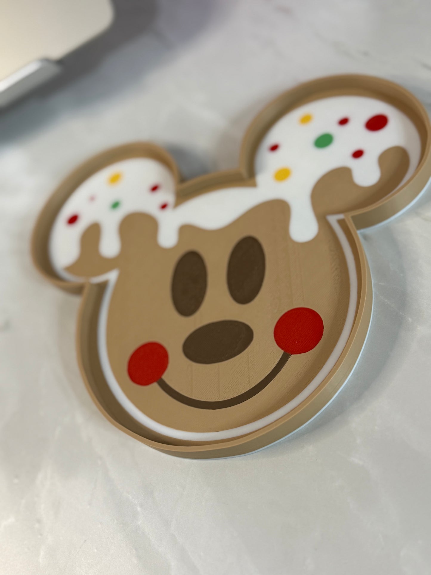 Mickey gingerbread trinket tray