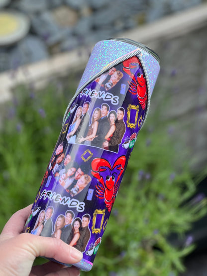 30oz Friends zipper tumbler