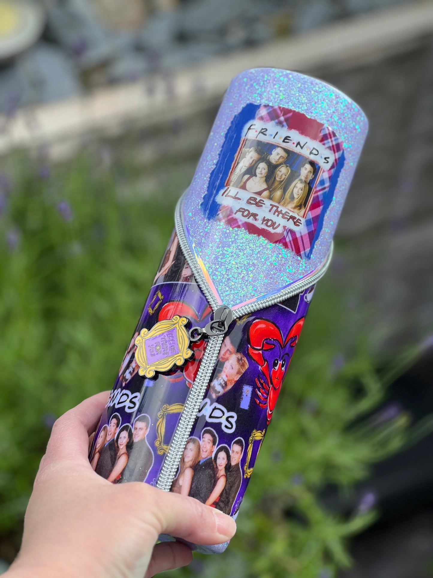 30oz Friends zipper tumbler